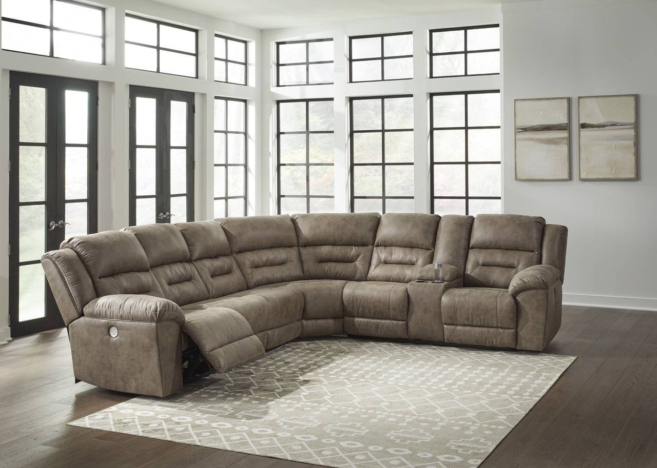 Laurence 3 Seater Couch - Fossil