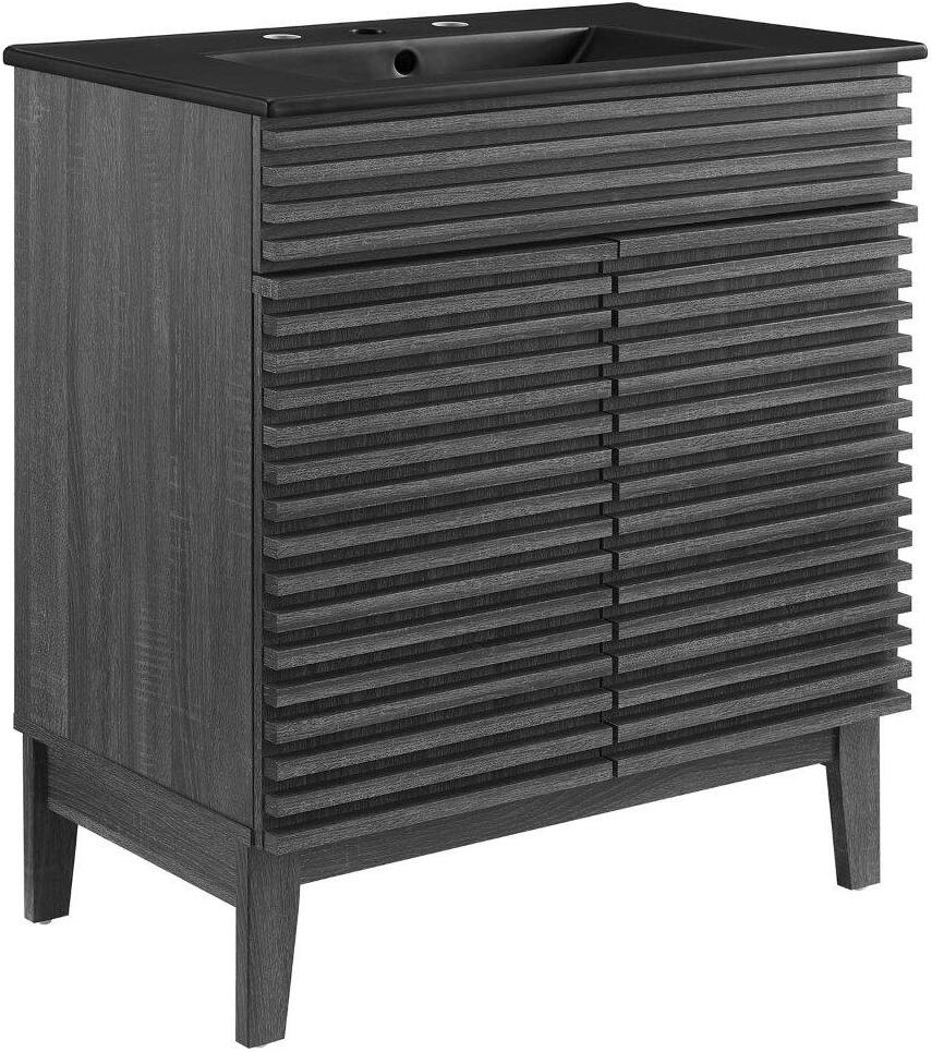 Render 30 Inch Bathroom Vanity In Charcoal Black by Modway | 1StopBedrooms