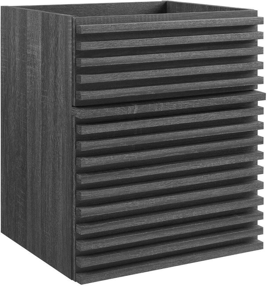 Render Charcoal 18 Inch Wall-Mount Bathroom Vanity Cabinet by Modway ...