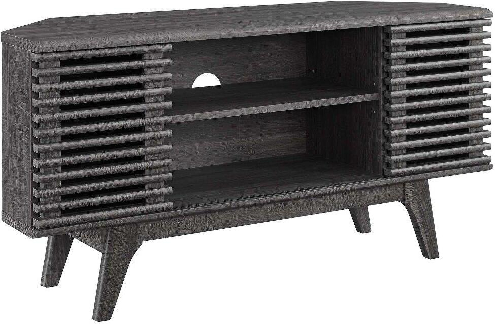 Render Charcoal 46 Inch Corner TV Stand