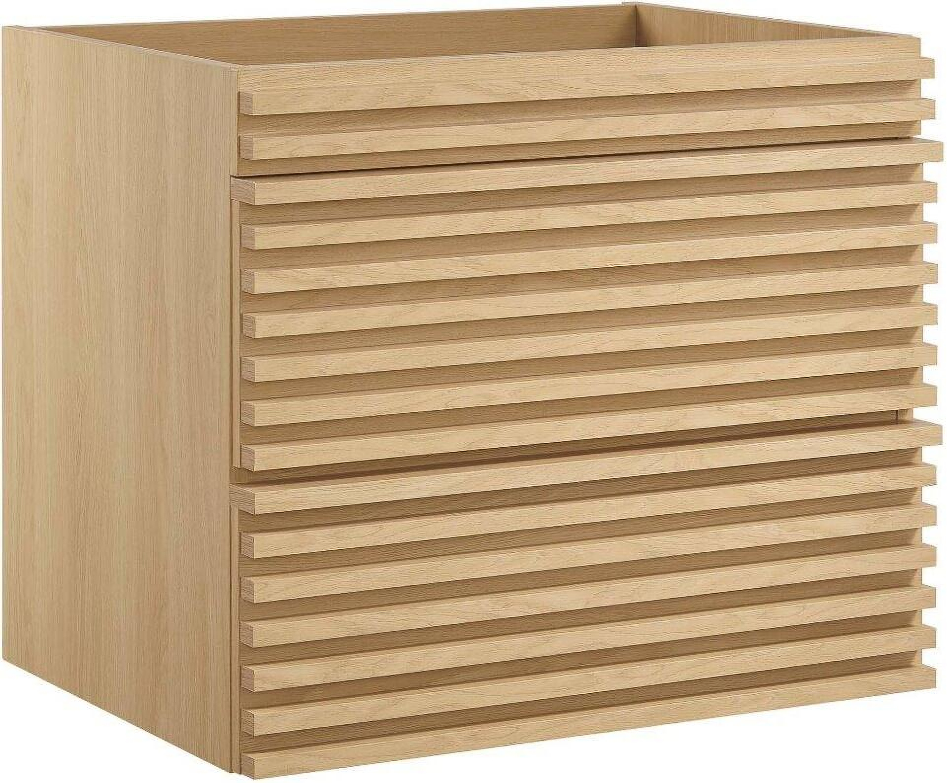 Render Oak 24 Inch Wall-Mount Bathroom Vanity Cabinet by Modway | 1StopBedrooms