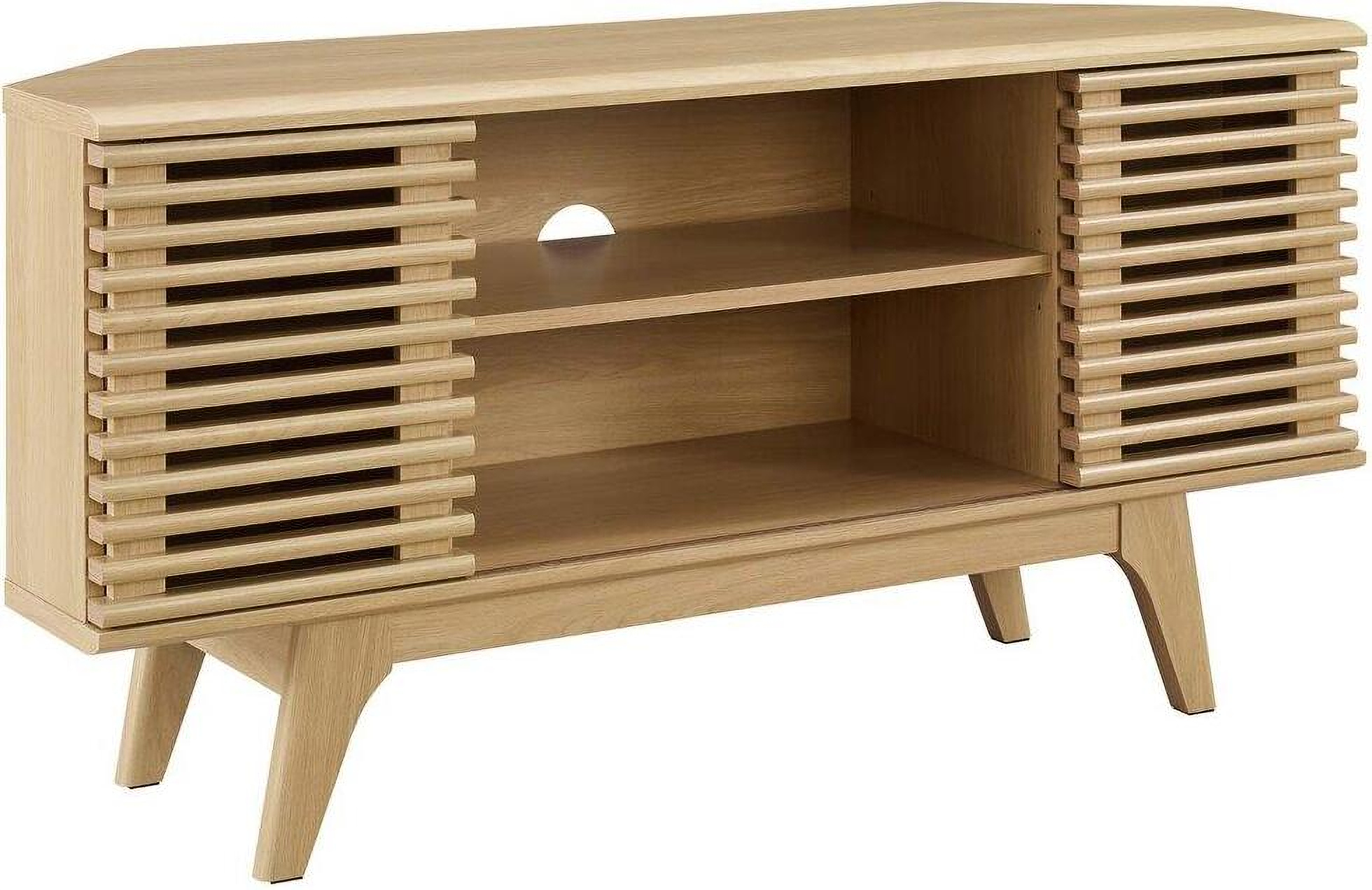 Render Oak 46 Inch Corner TV Stand by Modway | 1StopBedrooms