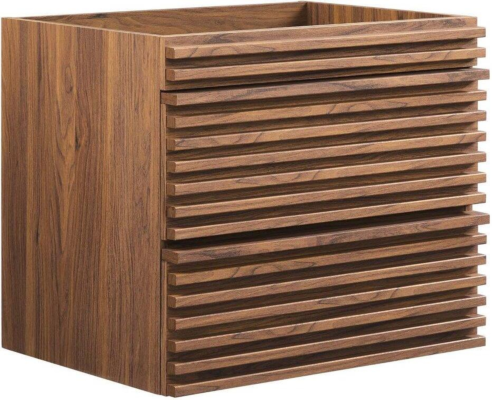 Render Walnut 24 Inch Wall-Mount Bathroom Vanity Cabinet by Modway | 1StopBedrooms