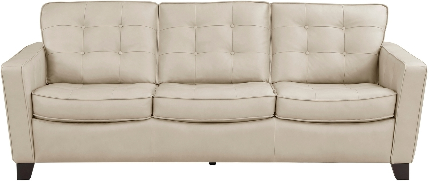 Renzo Leather Sofa In Beige by Homelegance 1StopBedrooms