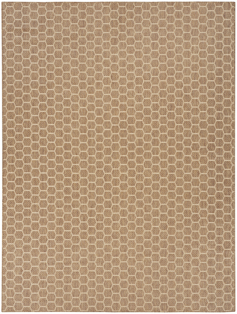 Reversible 9' x 12' Indoor Outdoor Rug In Natural by Nourison ...