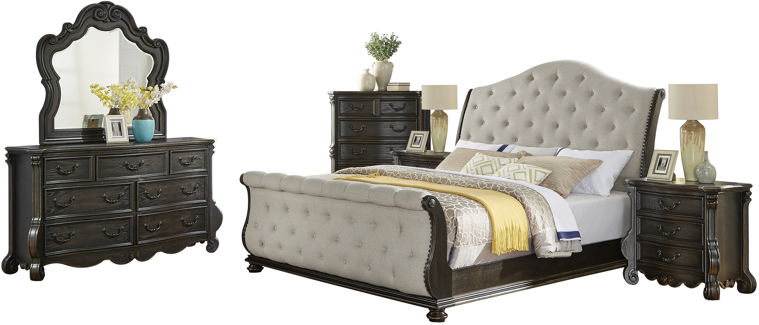 Rhapsody sleigh deals bed