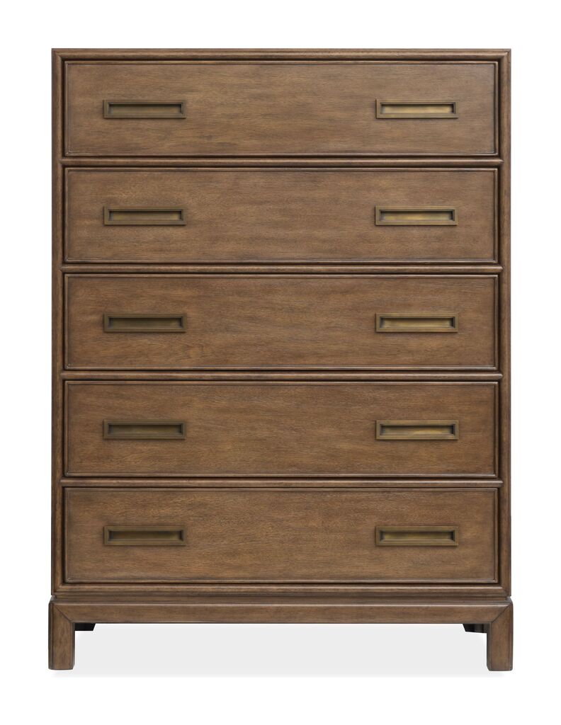 Recker Chest Ridgefield Drawer Chest In Russet by Magnussen | 1StopBedrooms