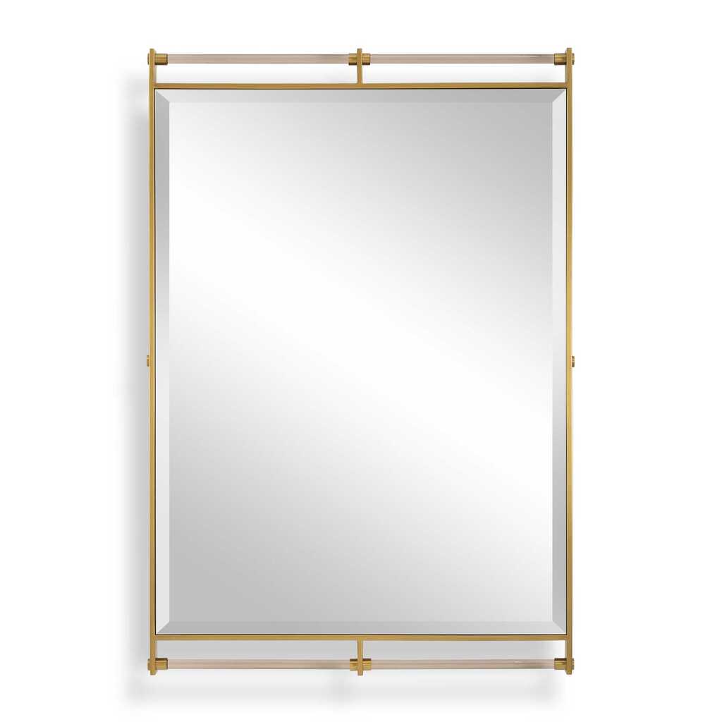 Ripoll Mirror In Gold and Brass by Uttermost | 1StopBedrooms