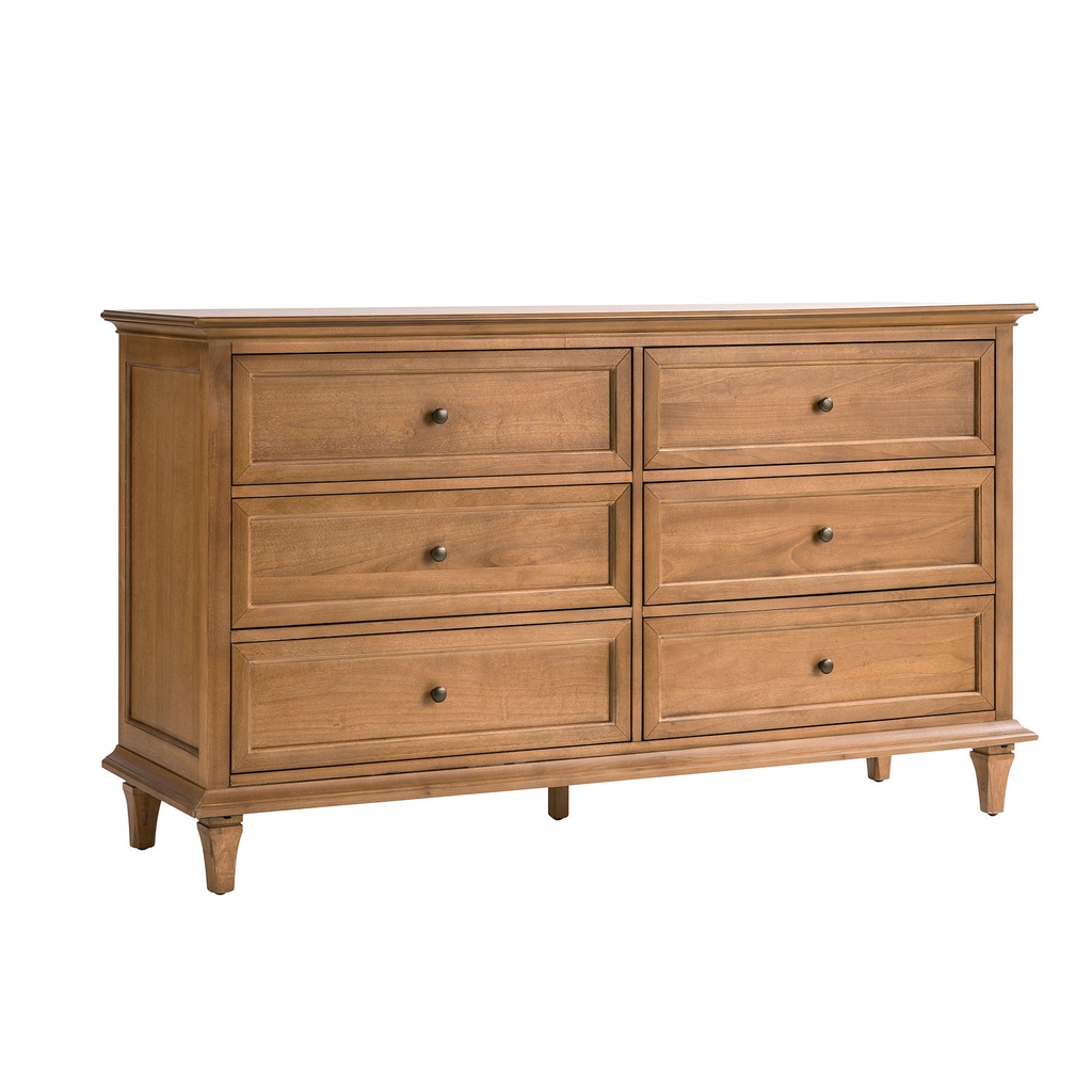 teak brown dresser Hayward 3 drawer new stain Poppy's of Macon Please note Teak Brown Dresser