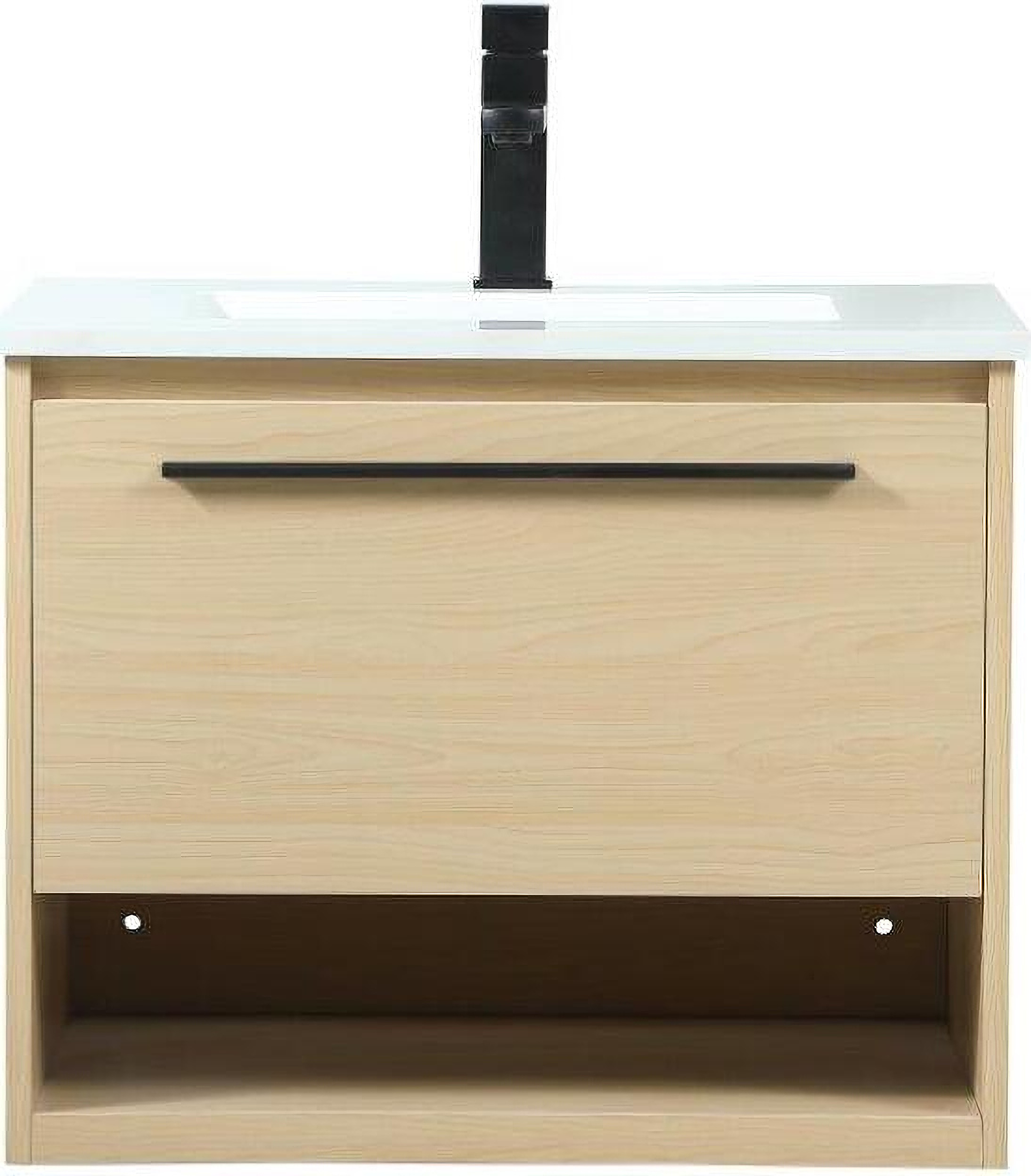 Roman 24 Inch Single Bathroom Vanity In Maple by Elegant Lighting ...