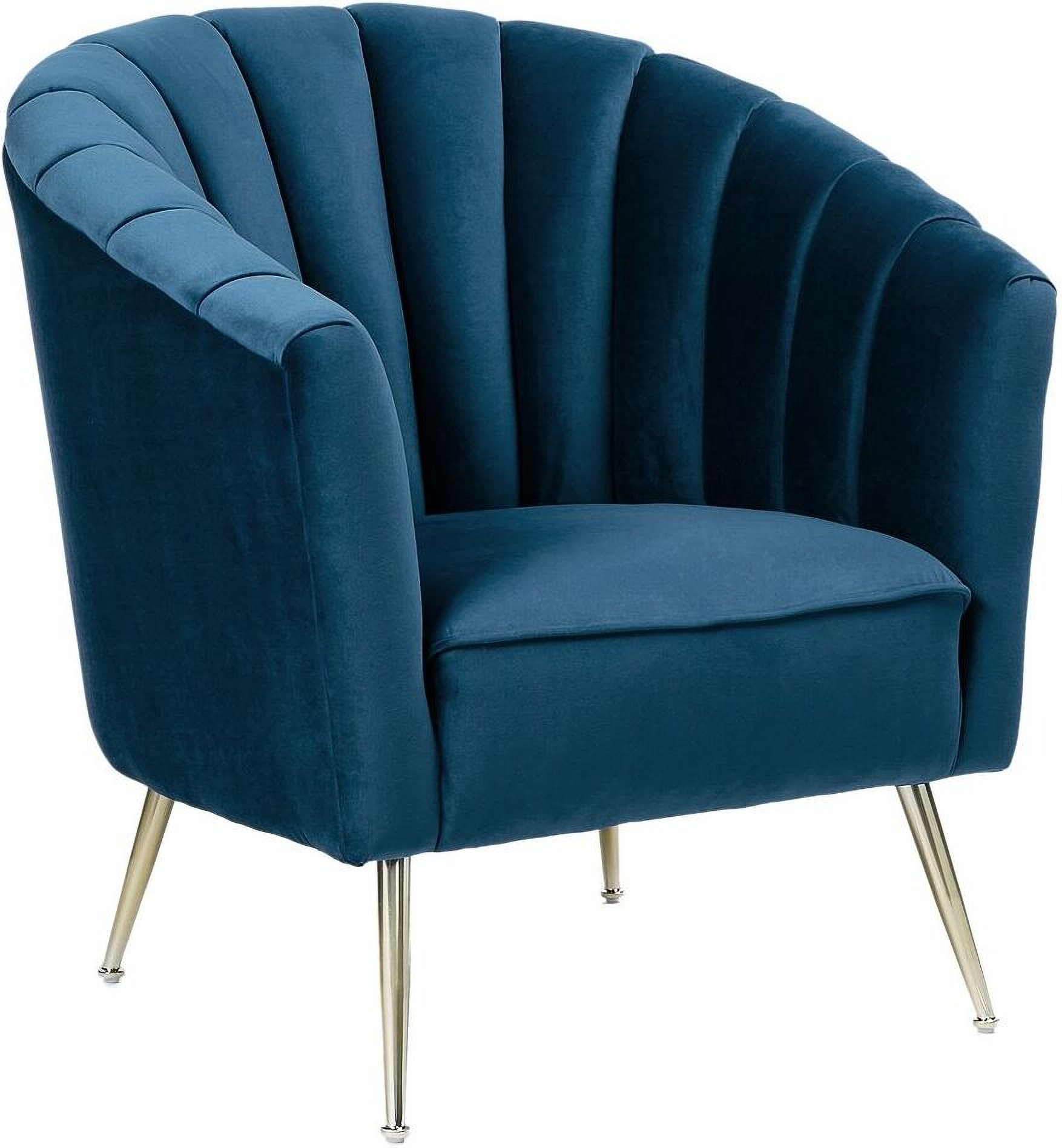 Blue And Gold Accent Chairs