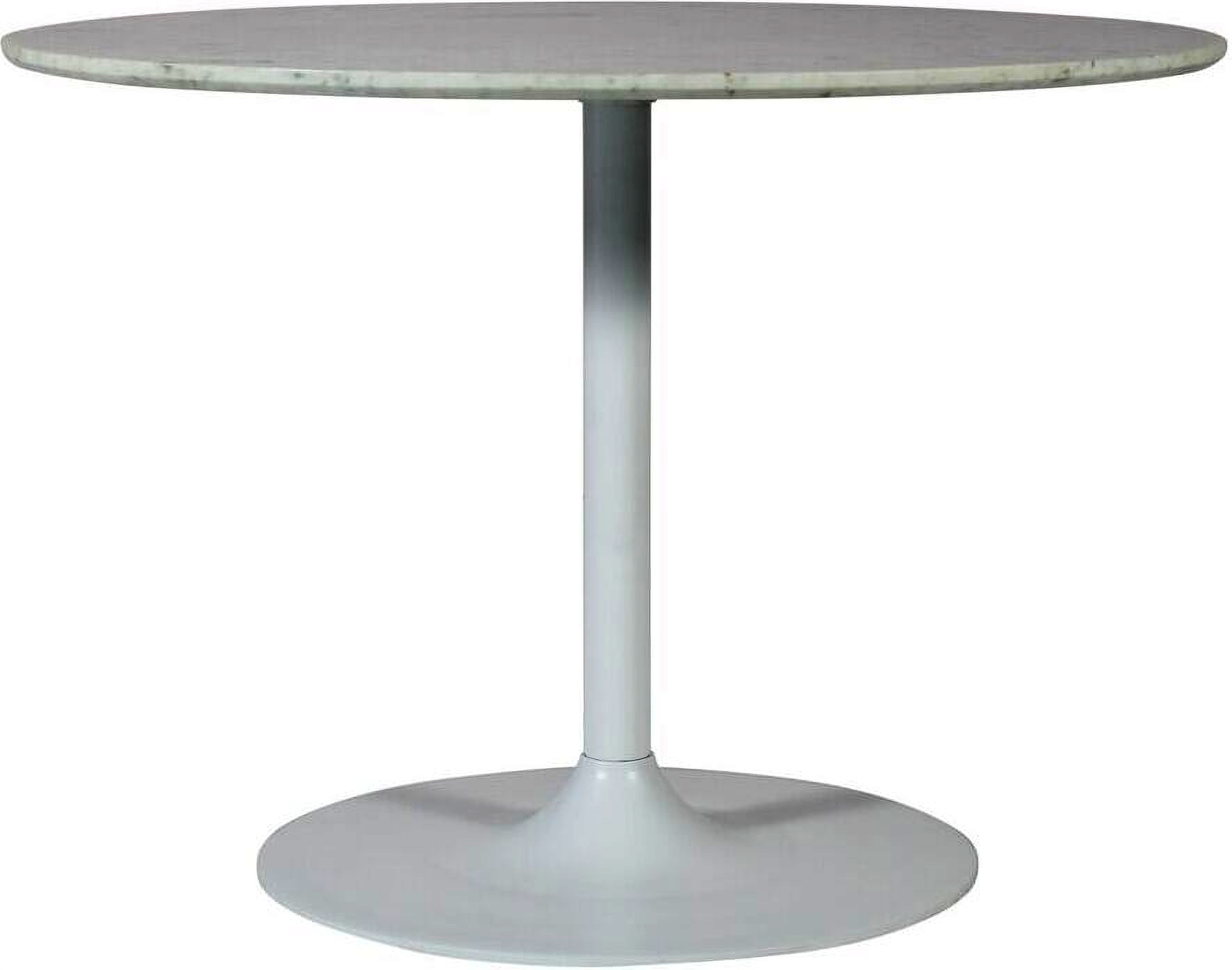 42 inch round online white dining table