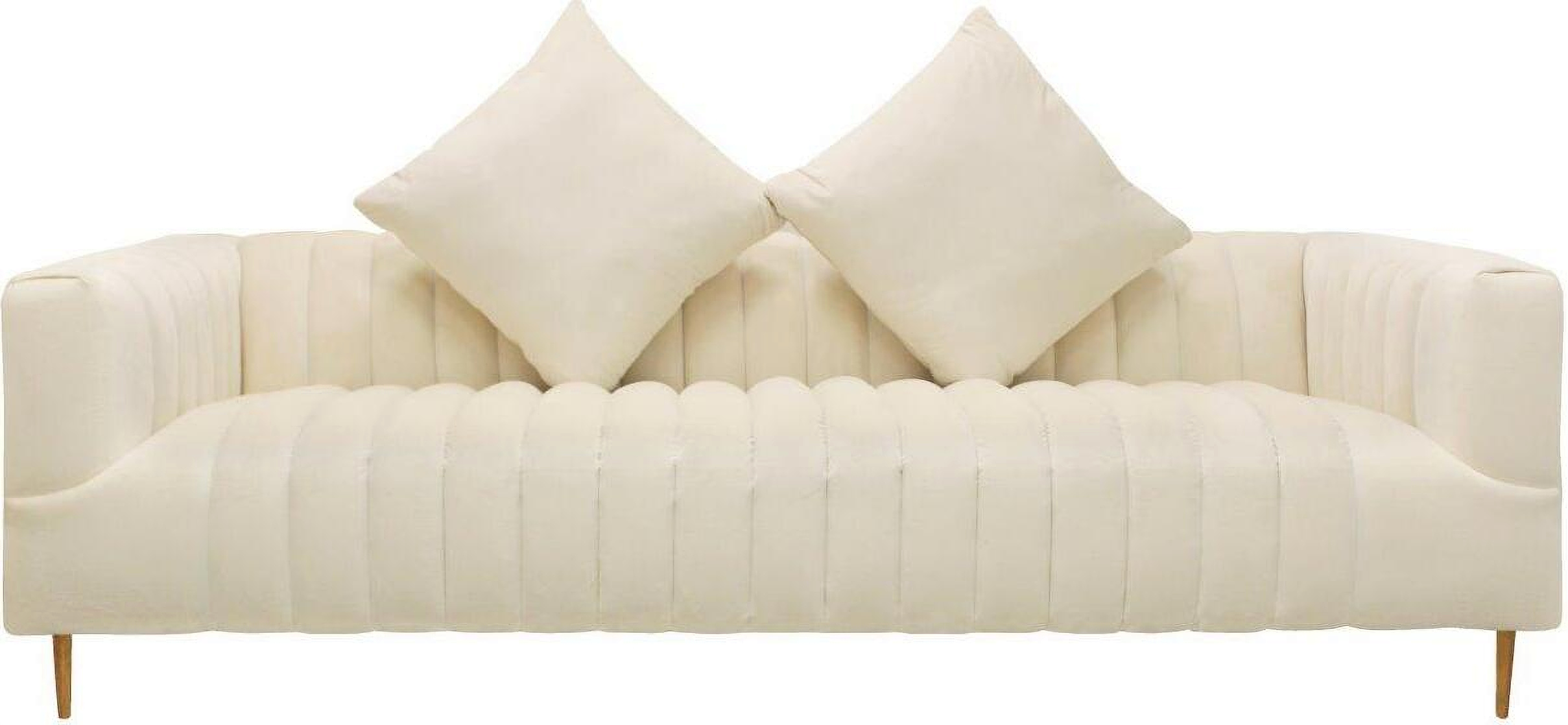 Parker Living Utopia - Mega Ivory 2 Seat Sofa with Lumbar Pillow