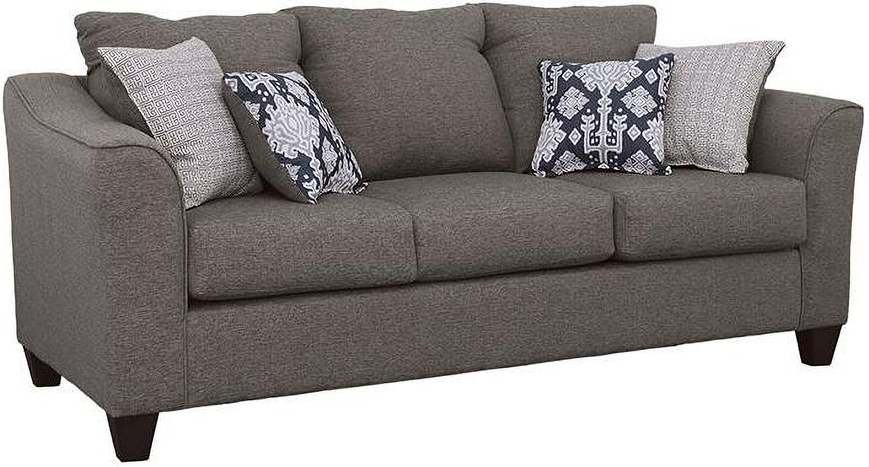 Salizar Flared Arm Sofa Grey by Coaster | 1StopBedrooms