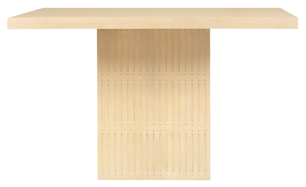 Sampson 60 Inch Square Dining Table In Aged Natural by Moti | 1StopBedrooms
