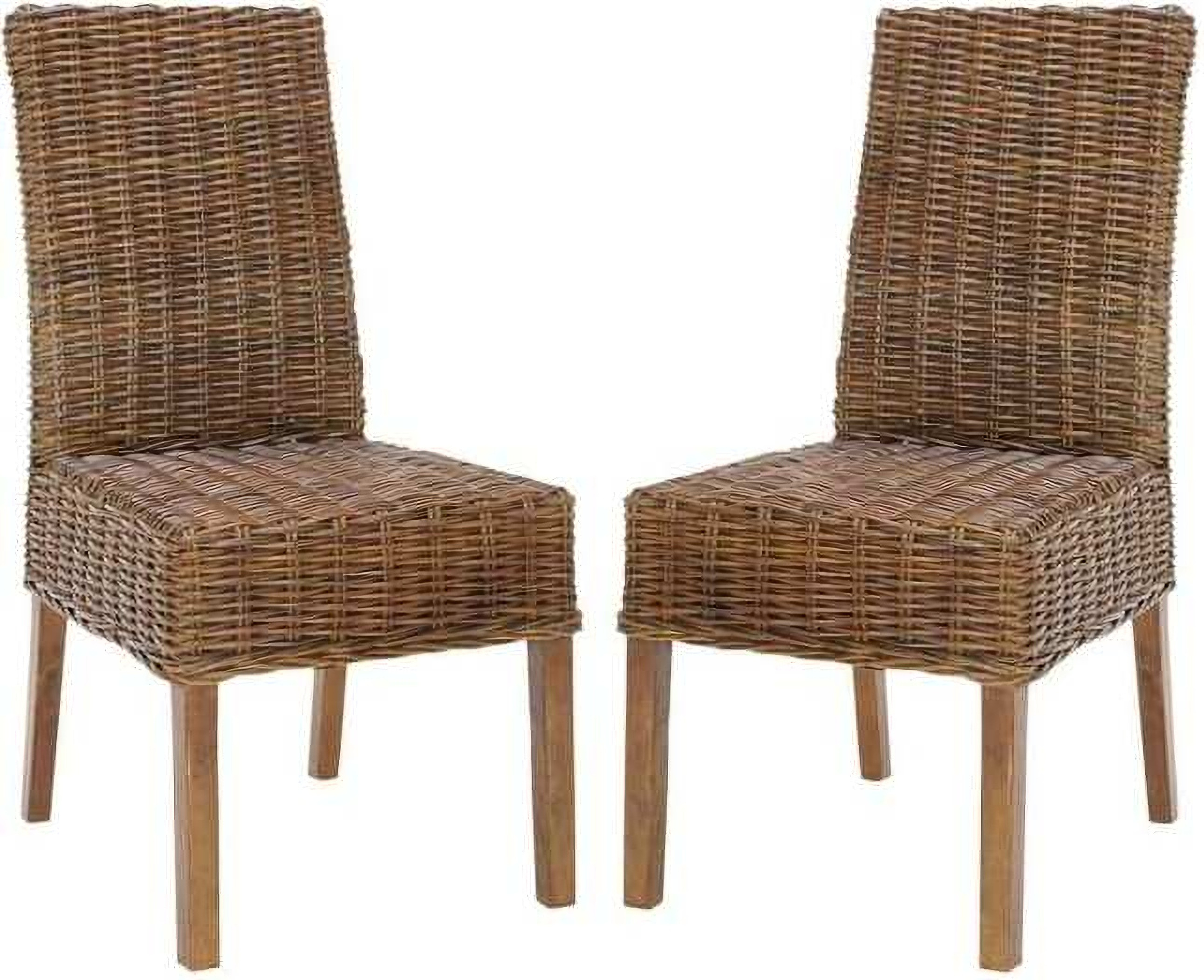 Rattan best sale parsons chair