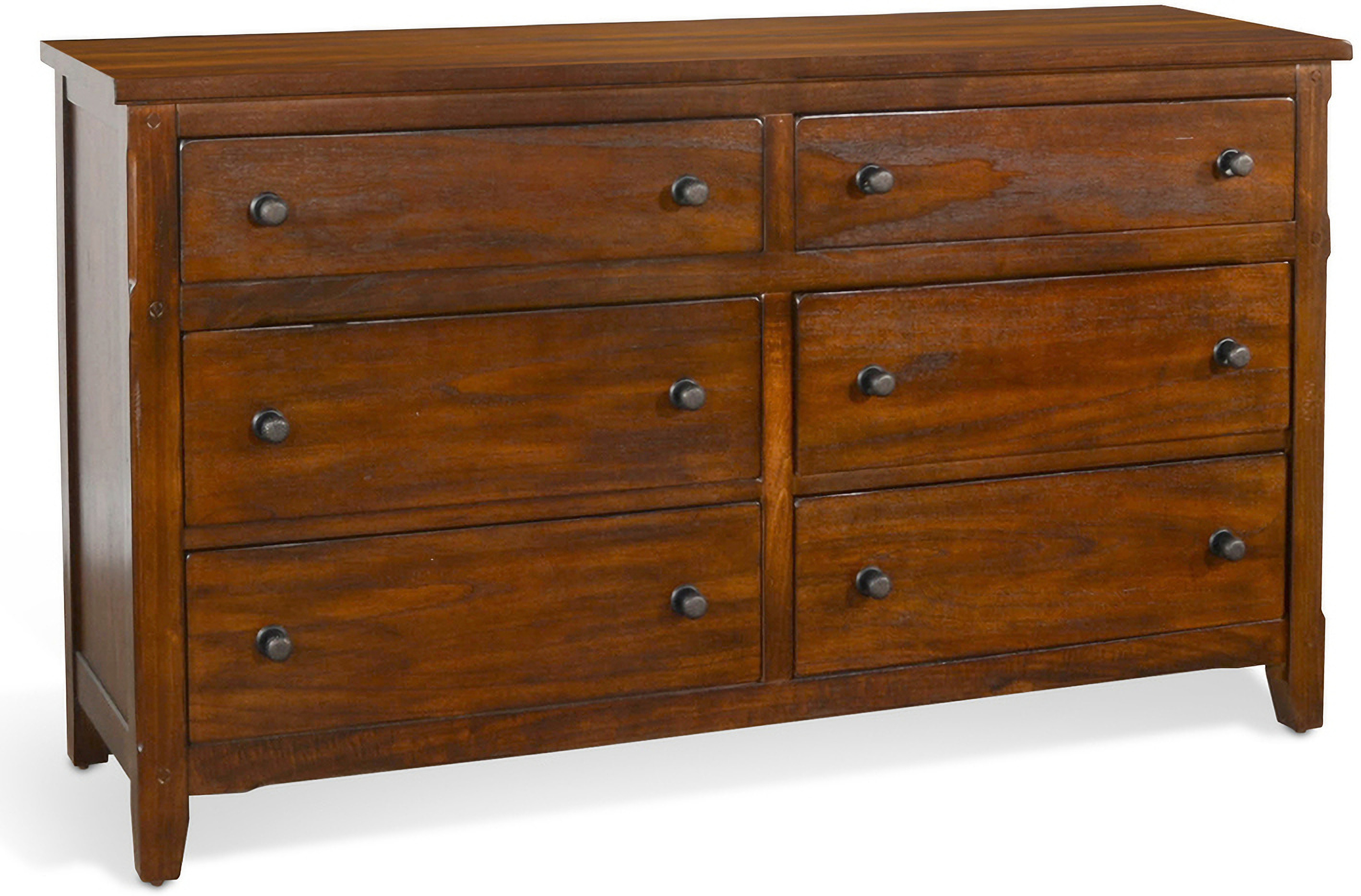 evolur santa fe dresser antique brown Santa Fe Dresser – Rustic Furniture Depot main image 0