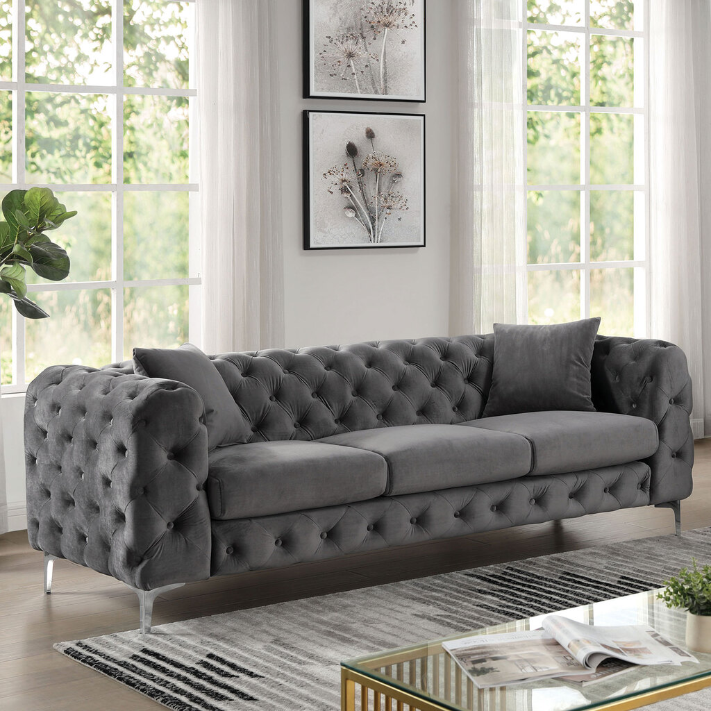 Serta Honor Convertible Sofa Gray