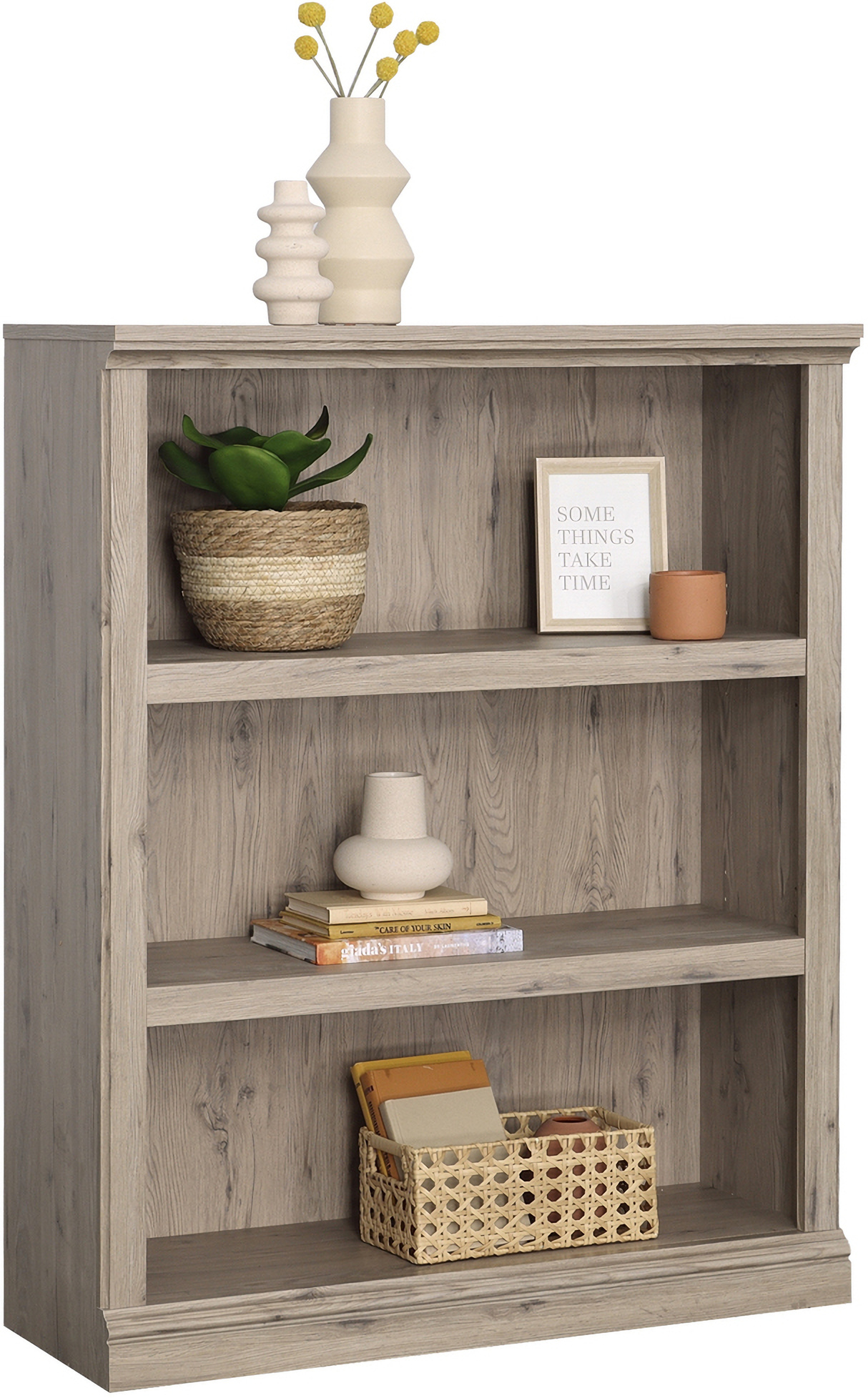 Sauder lintel deals oak bookcase