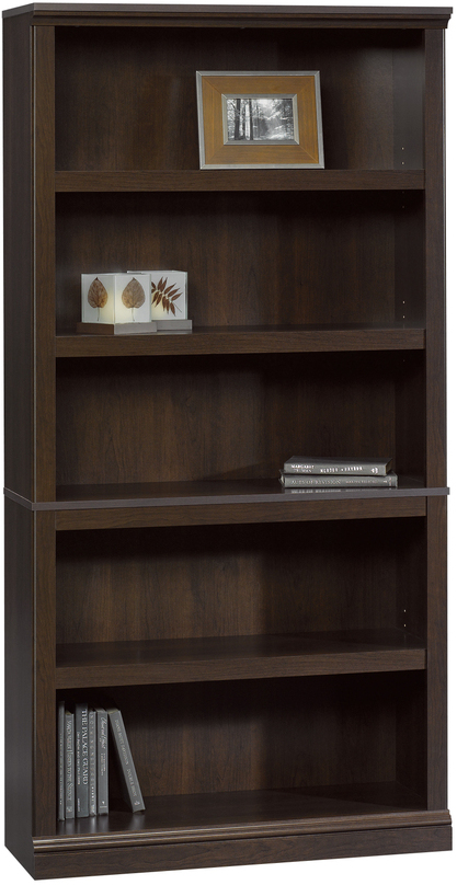 Sauder Select Engineered Wood Storage Cabinet in Cinnamon Cherry