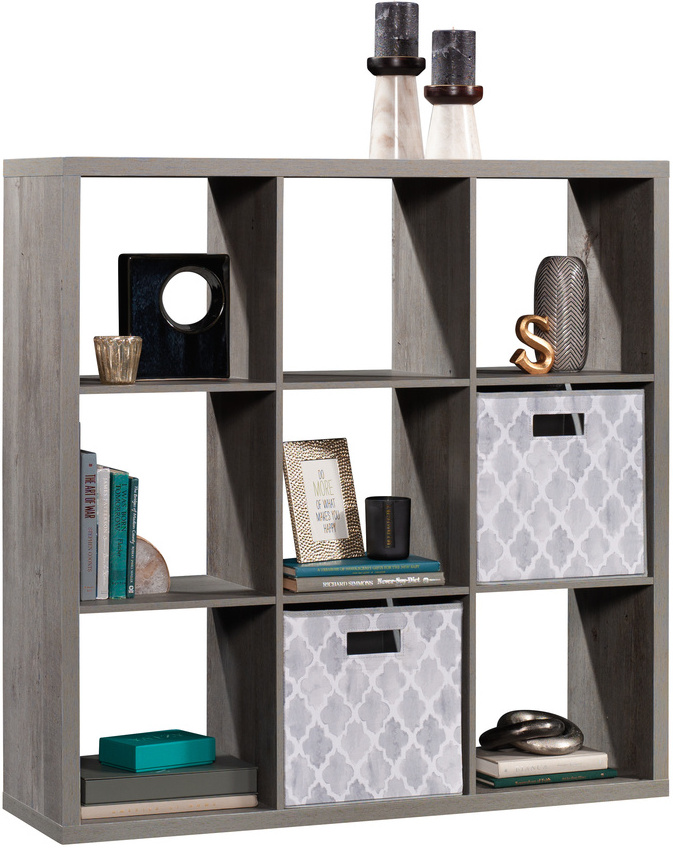 Bestar Versatile 36W Corner Closet Organizer in Linen White Oak