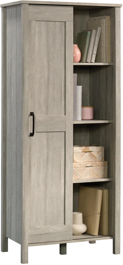  Sauder Engineered Wood 2-Door Storage Cabinet in Chalk
