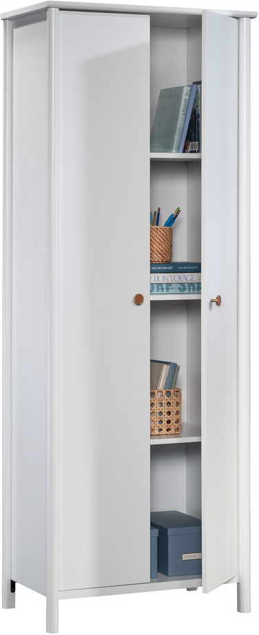 Sauder Wardrobe/Storage Cabinet, White Finish 