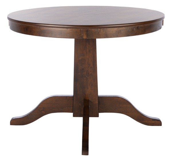 Gulliver Rustic Brown Round Dining Table from New Classic