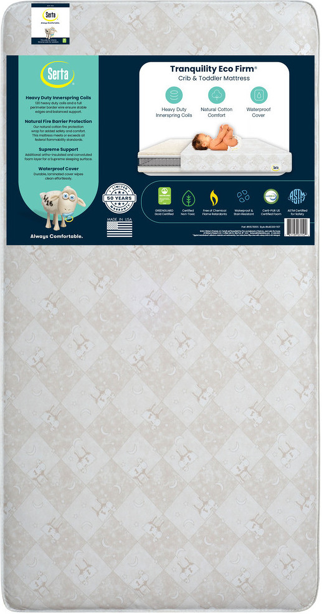 Serta innerspring crib mattress online
