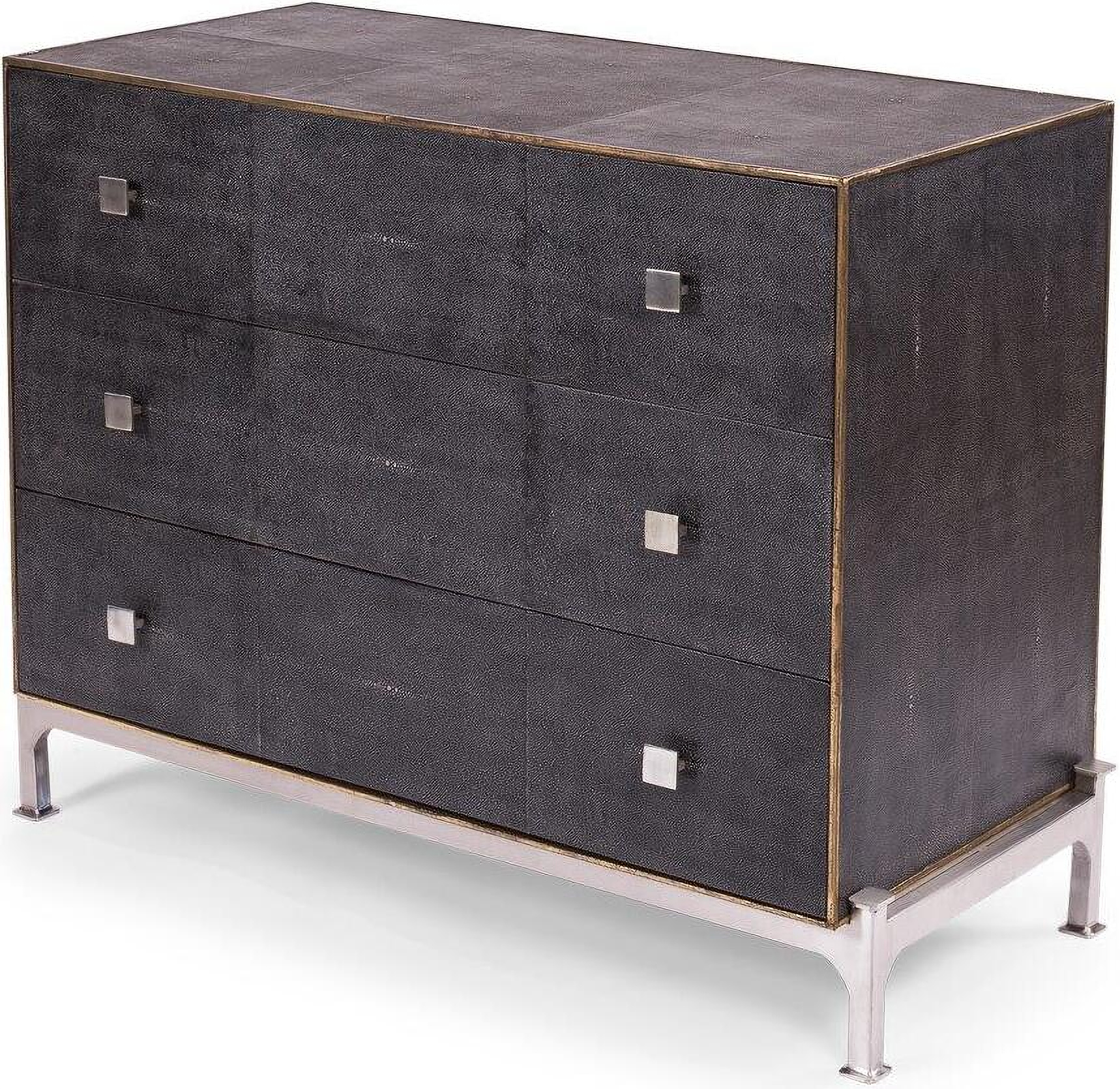gray color dresser Julieta 6 Drawer Dresser, Grey – High Fashion Home main image 1
