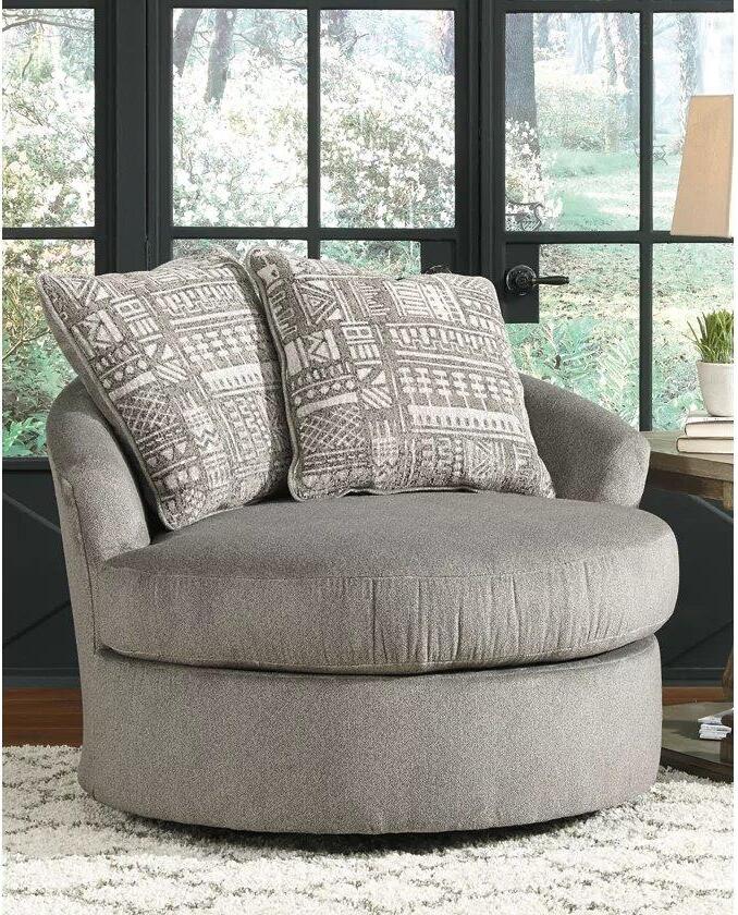 soletren ash swivel accent chair