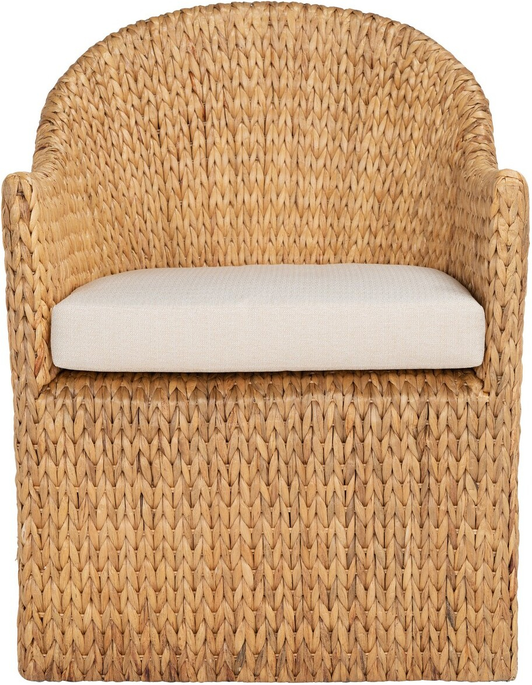 Solomon Water Hyacinth Chair In Natural And Beige by Safavieh Couture ...
