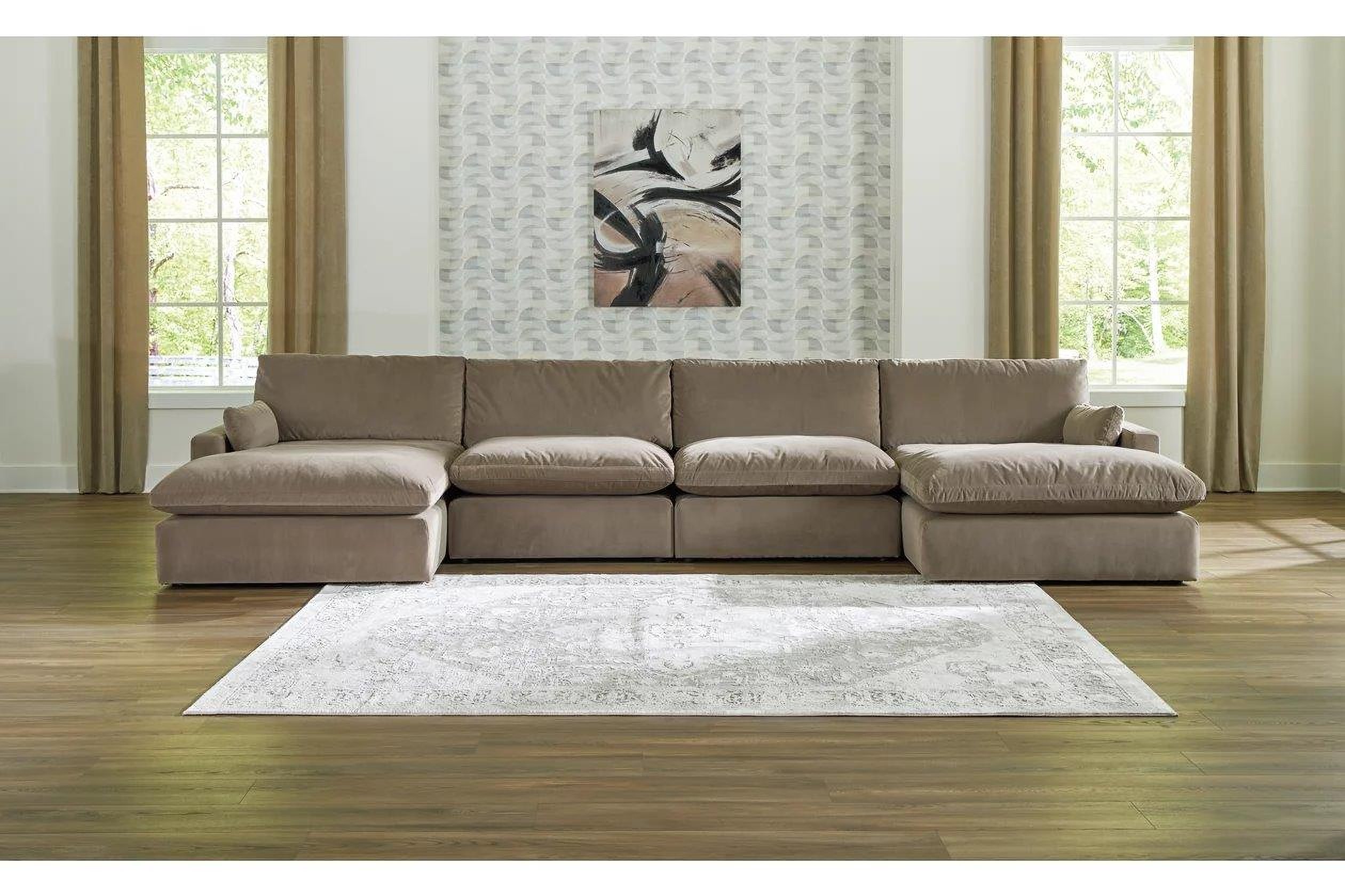 Sophie 4-Piece Sectional with Chaise In Cocoa by Ashley Furniture ...