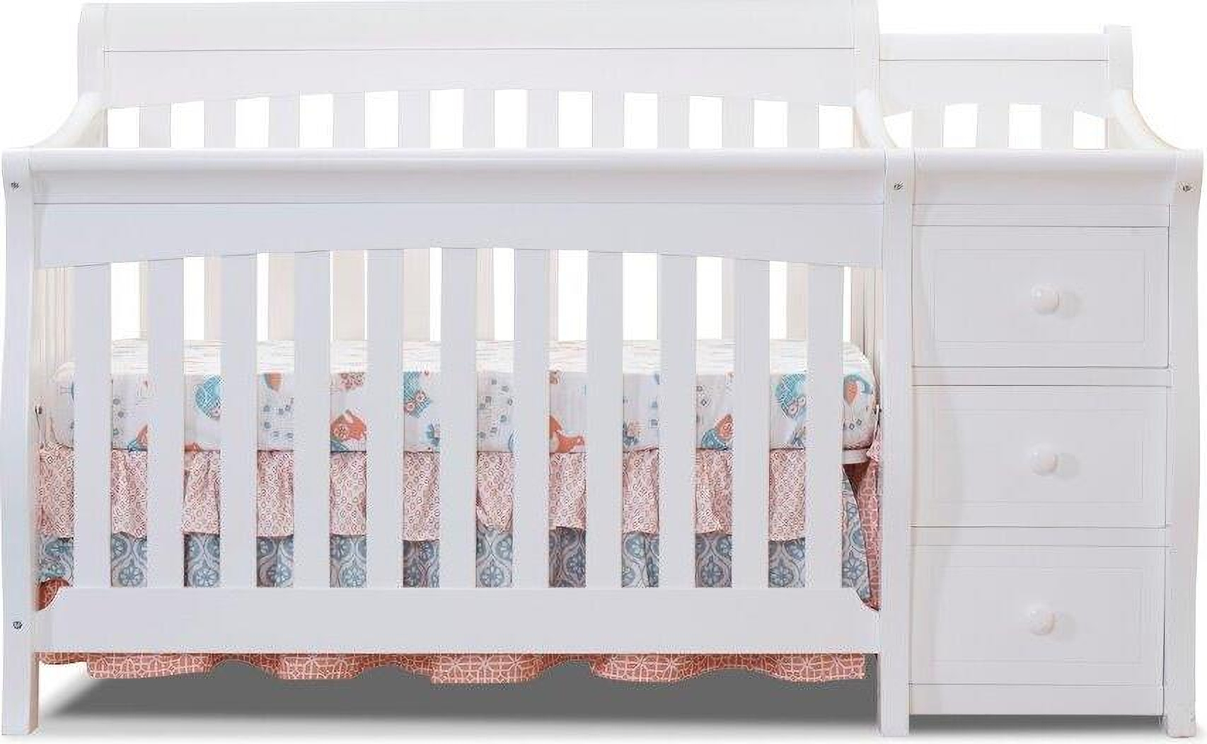 Sorelle Baby Crib With Changing Table White Sorelle Princeton