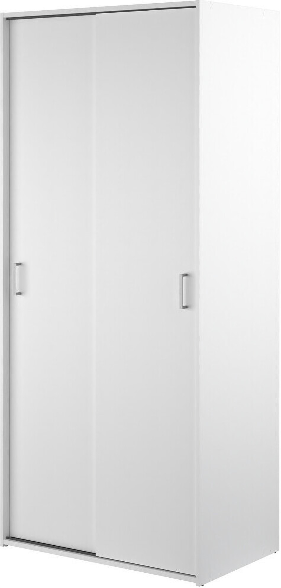 Space Wardrobe With 2 Sliding Doors In White by Tvilum | 1StopBedrooms