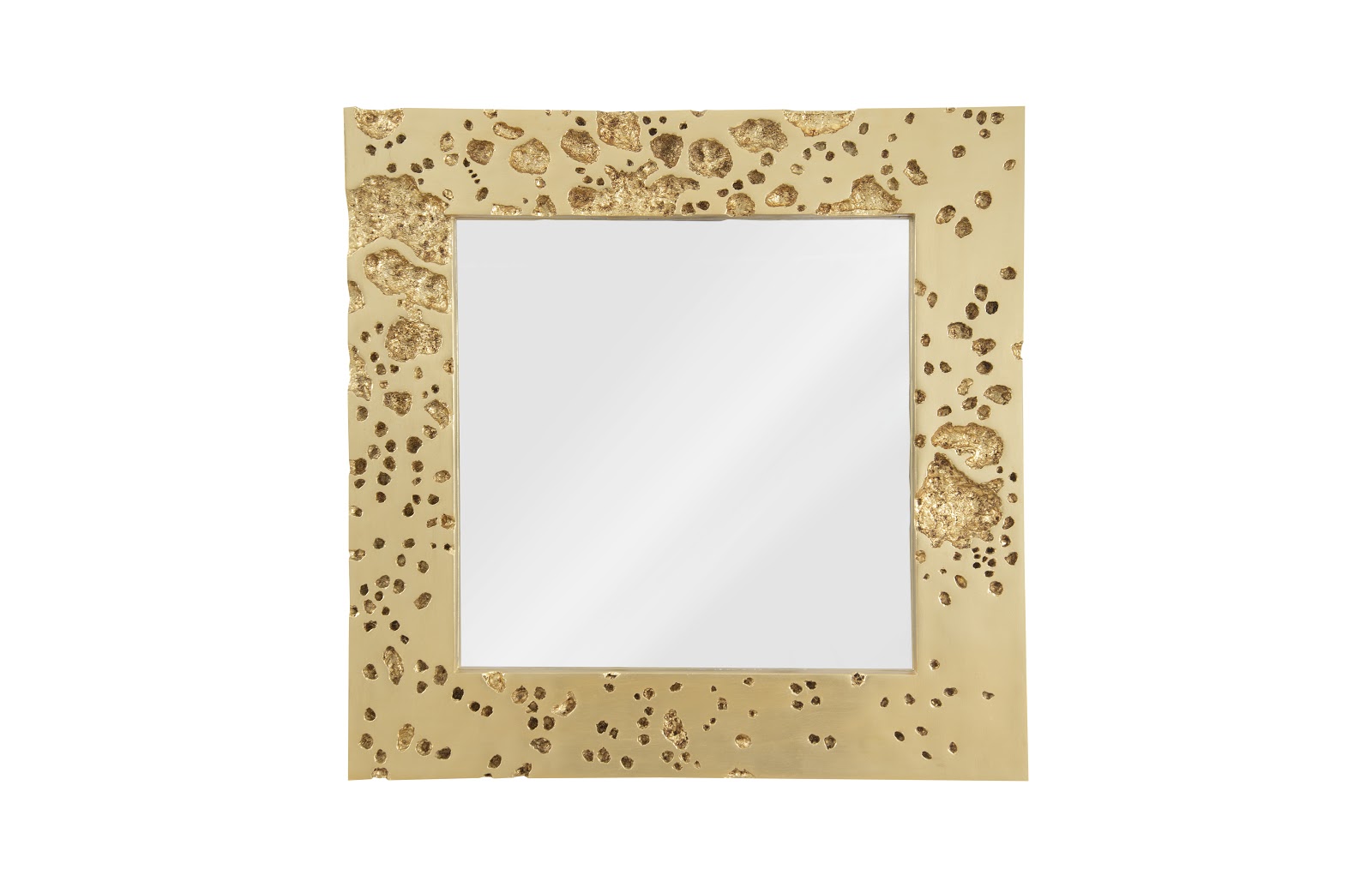 Splotch Mirror In Gold by Phillips Collection | 1StopBedrooms
