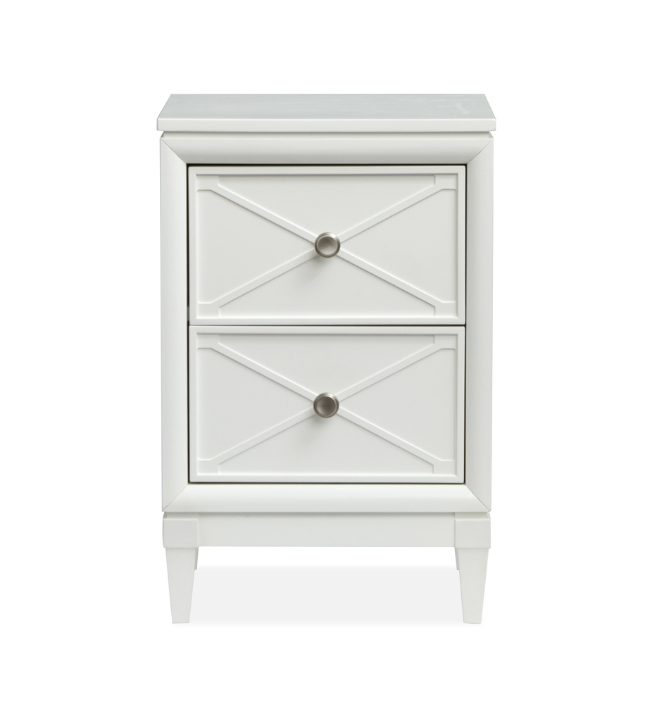 Springhouse Drawer Nightstand In Whisper White