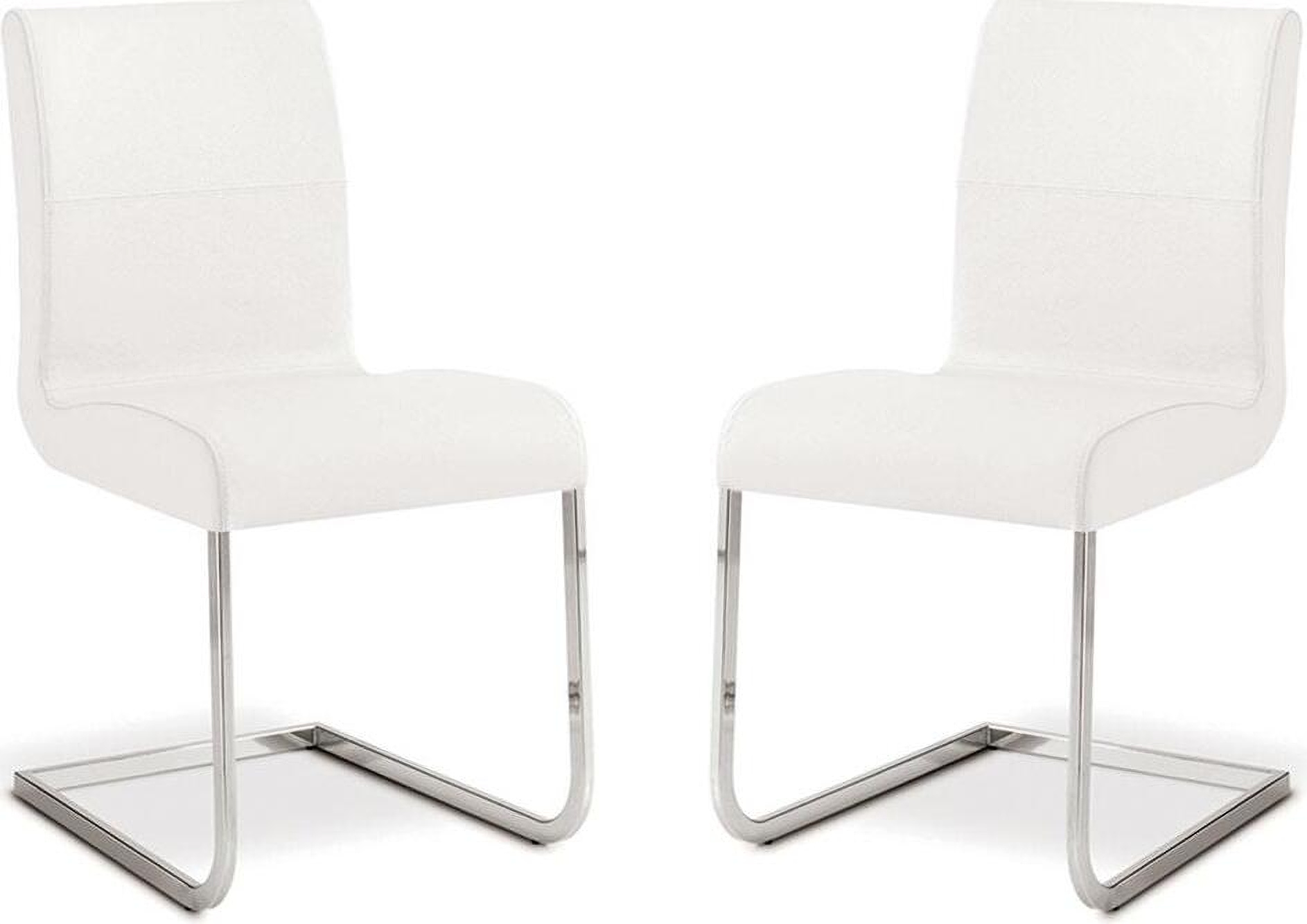 Stella White Dining Chair Set Of 2 by Casabianca Home | 1StopBedrooms