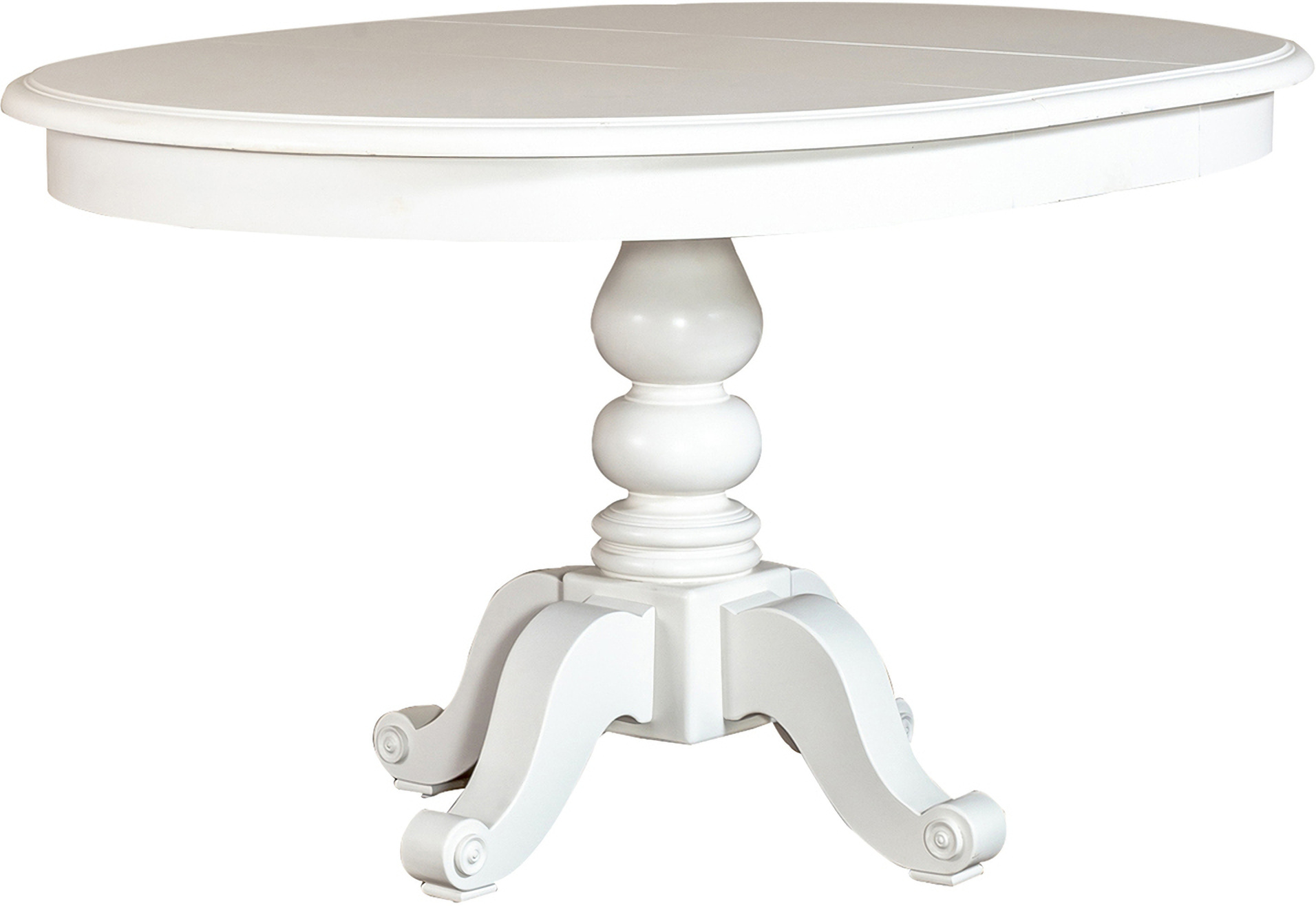 Summer House Oyster White Round Pedestal Dining Table by Liberty