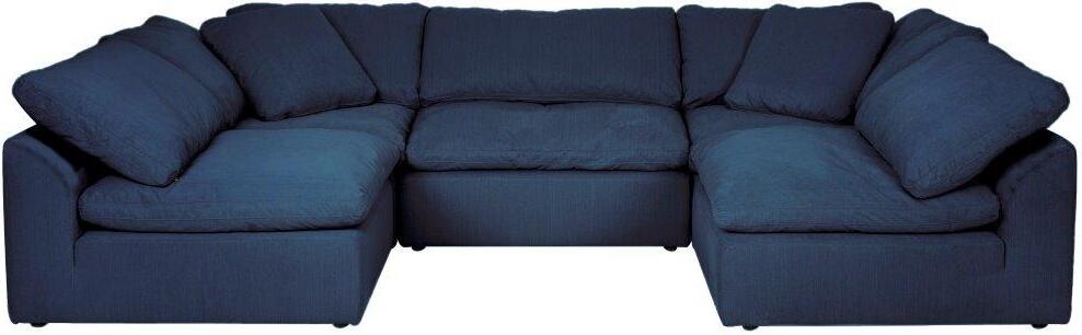 Modular Cloud Puff Sofa Upholstered Cushion Sofas Couch L Shaped For Living  Room