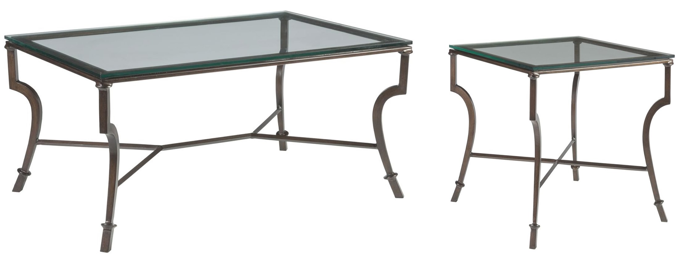 Syrah Antique Copper Small Rectangular Occasional Table Set 1stopbedrooms