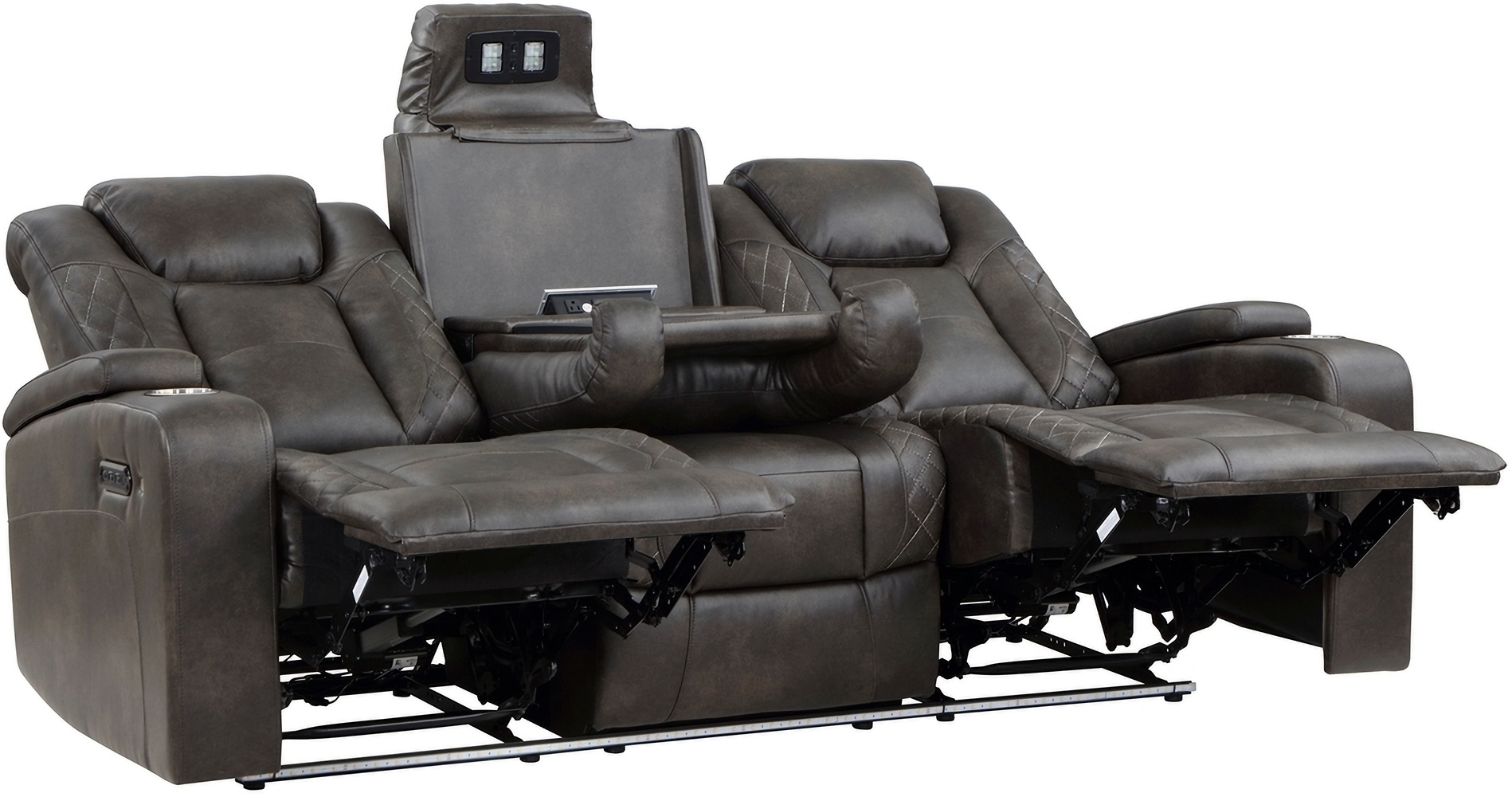 Tabor Power Double Reclining Sofa With