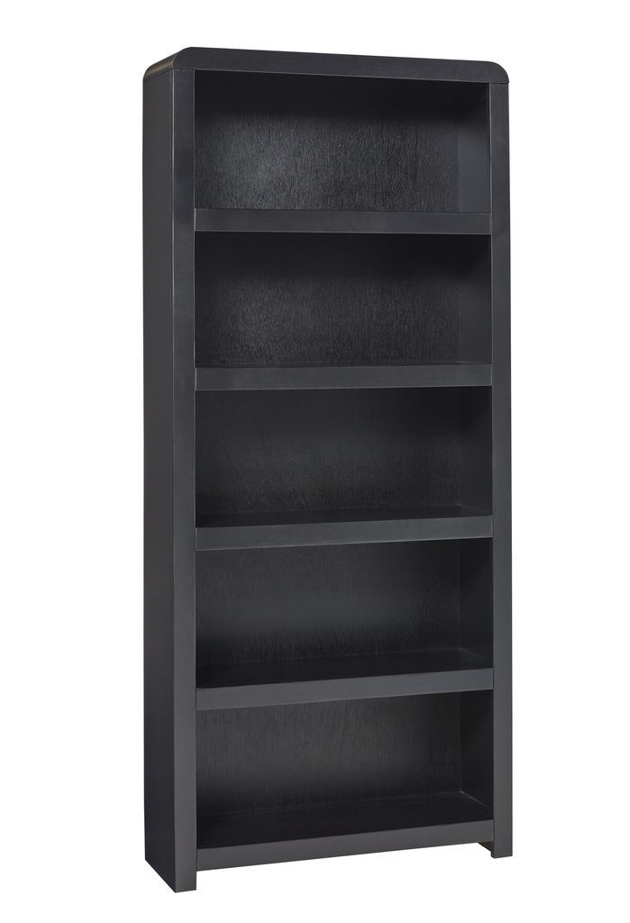Taylor 74 Inch Bookcase In Black by Aspenhome | 1StopBedrooms
