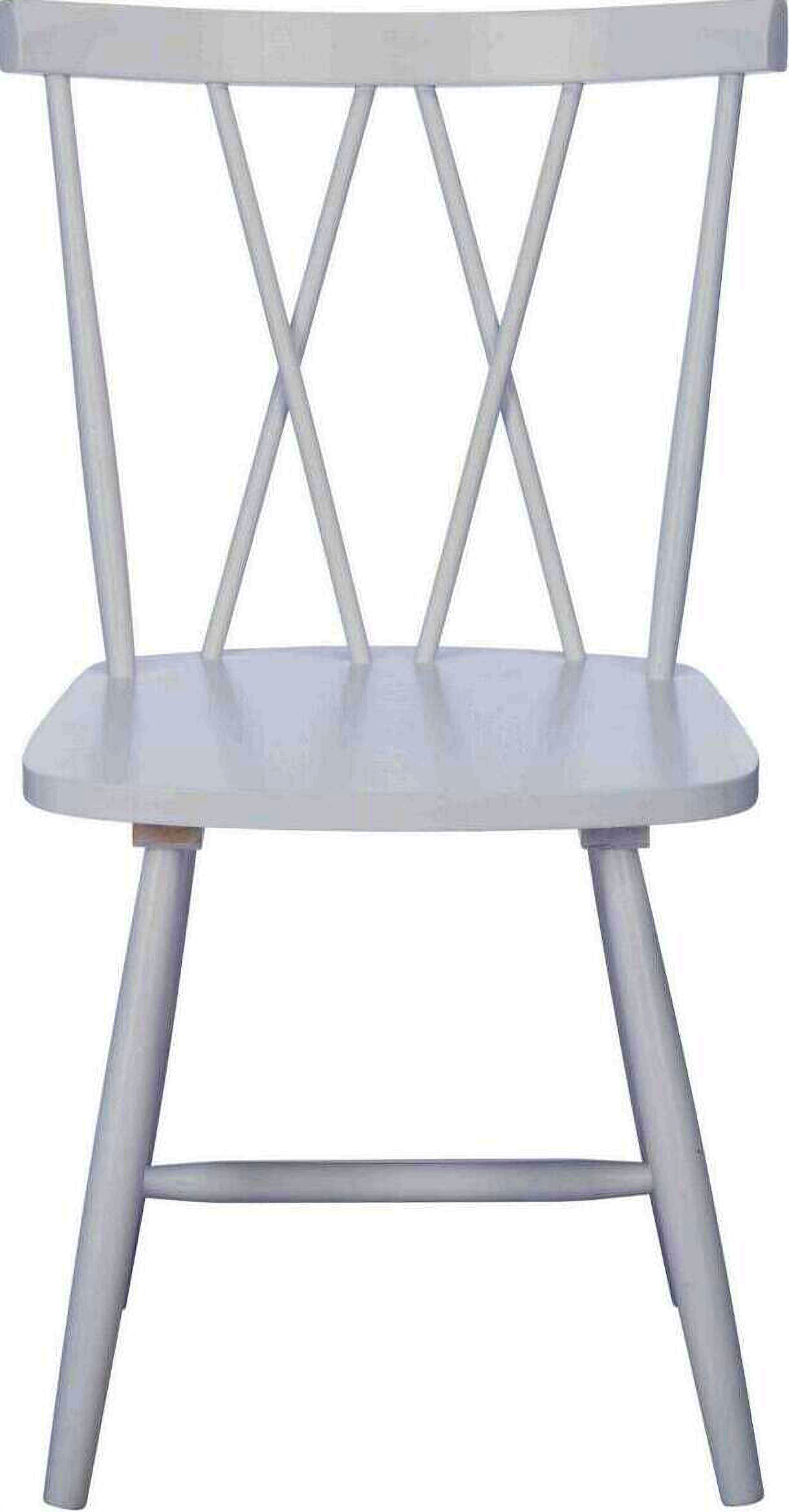 Tayten Spindle Back Dining Chair Set of 2 in White by Safavieh