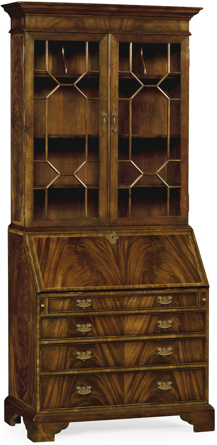 Traditional Buckingham Georgian Secretary In Mahogany by Jonathan ...