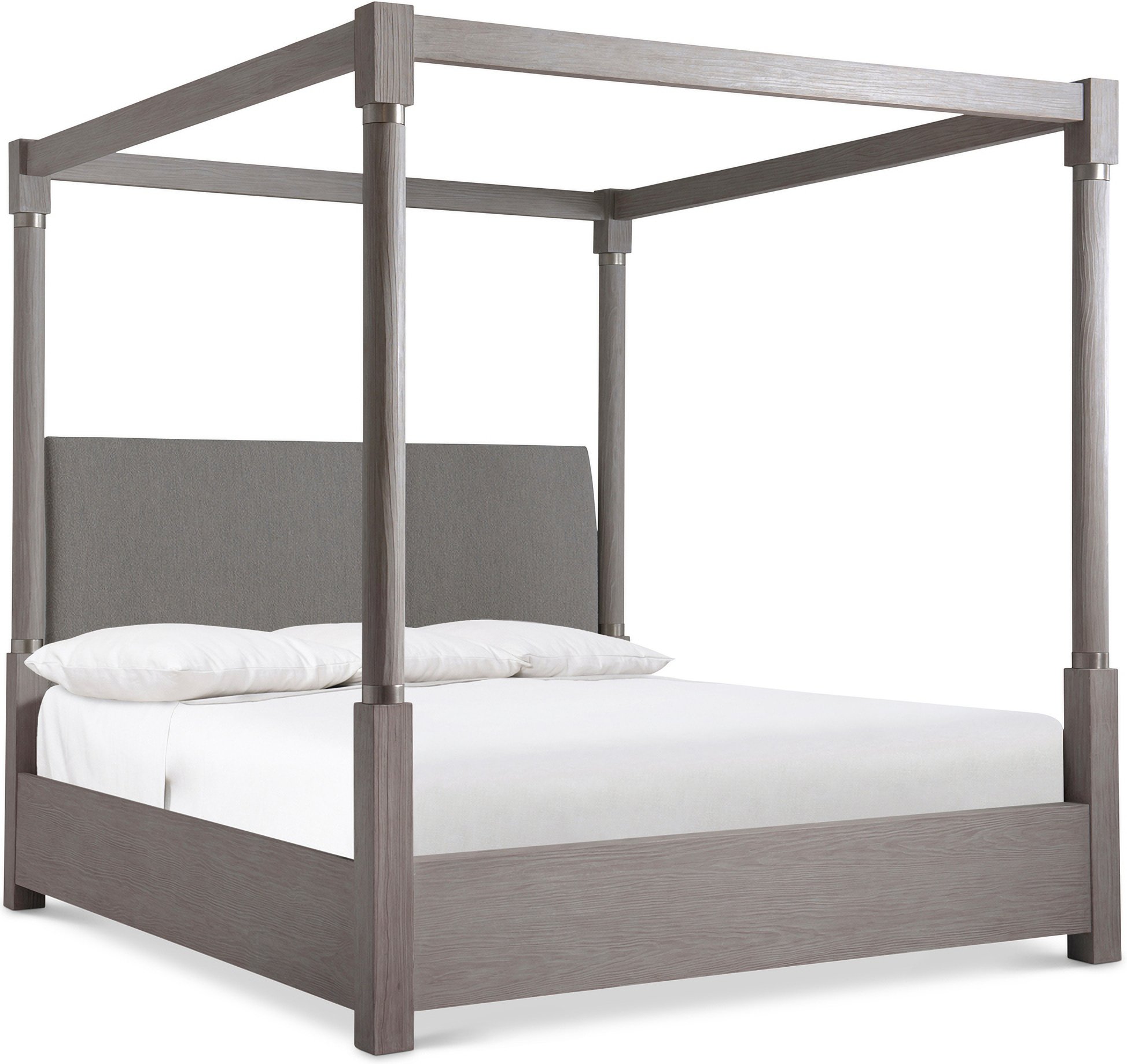 Trianon Upholstered Queen Canopy Bed by Bernhardt | 1StopBedrooms