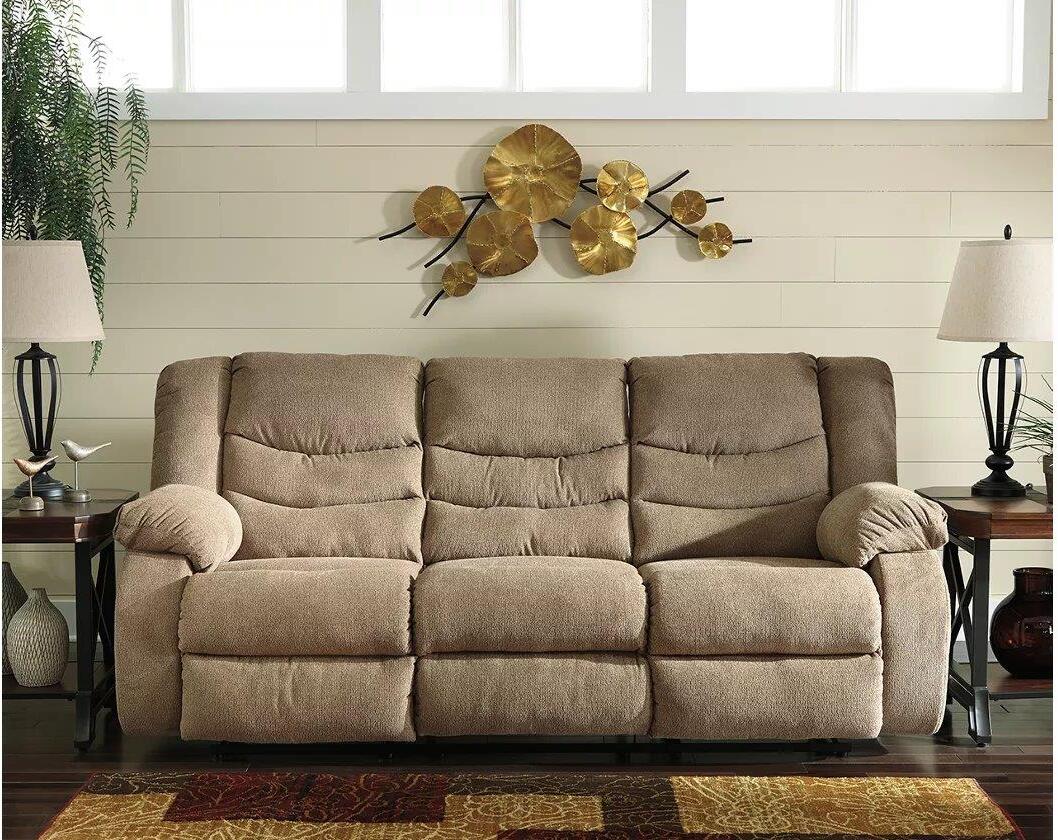 tulen mocha reclining sofa