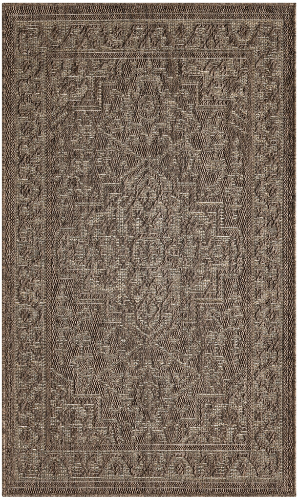 Tulum Outdoor Rug Tulum 3' x 5' Outdoor Rug In Brown by Nourison | 1StopBedrooms