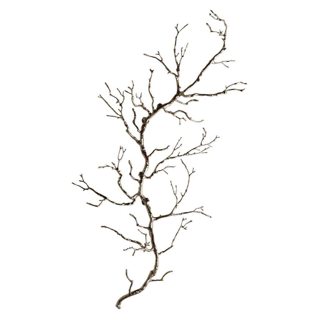 Twig Wall Art In Nickel by Global Views | 1StopBedrooms