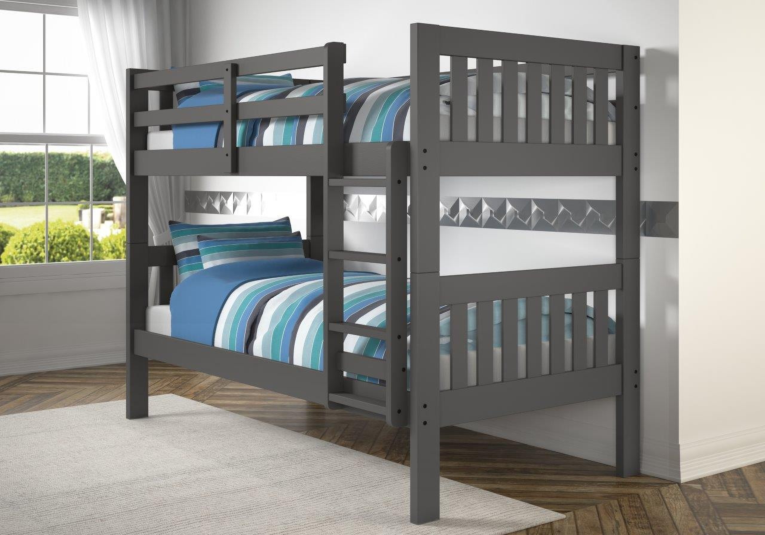 Dark grey bunk best sale beds